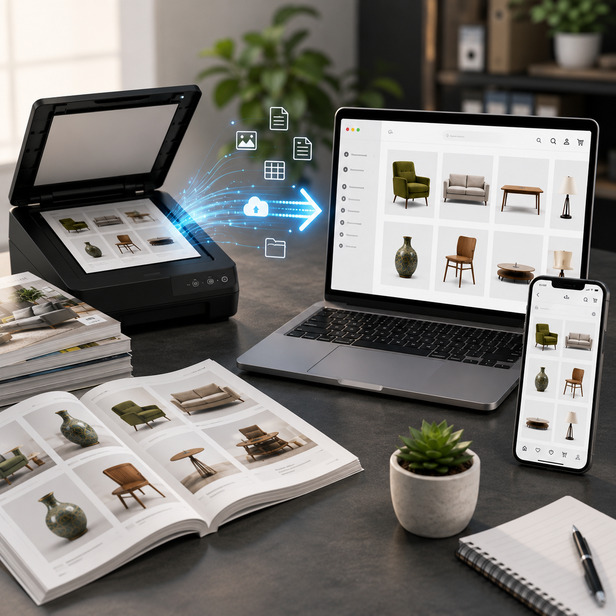 Catalog Conversion to Online Format